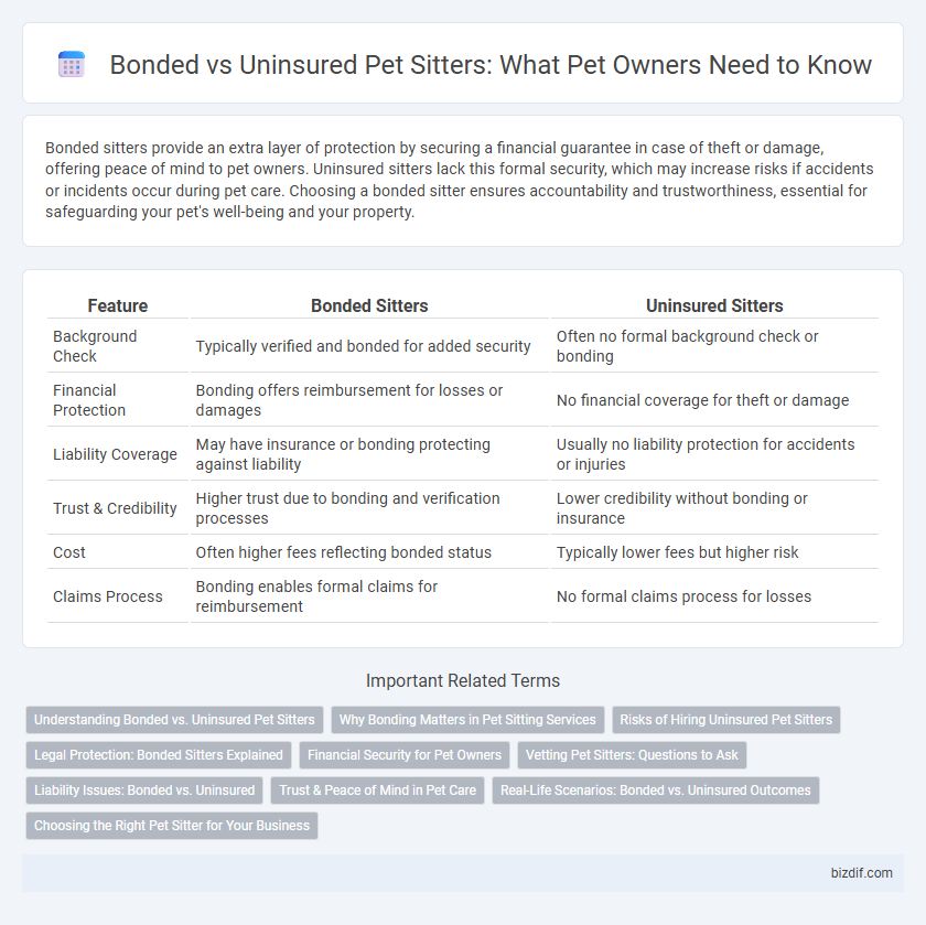Bonded vs Uninsured Pet Sitters: What Pet Owners Need to Know