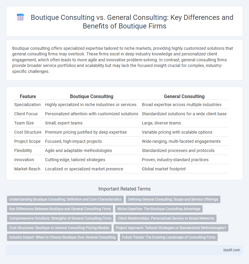 Boutique Consulting vs. General Consulting: Key Differences and Benefits of Boutique Firms