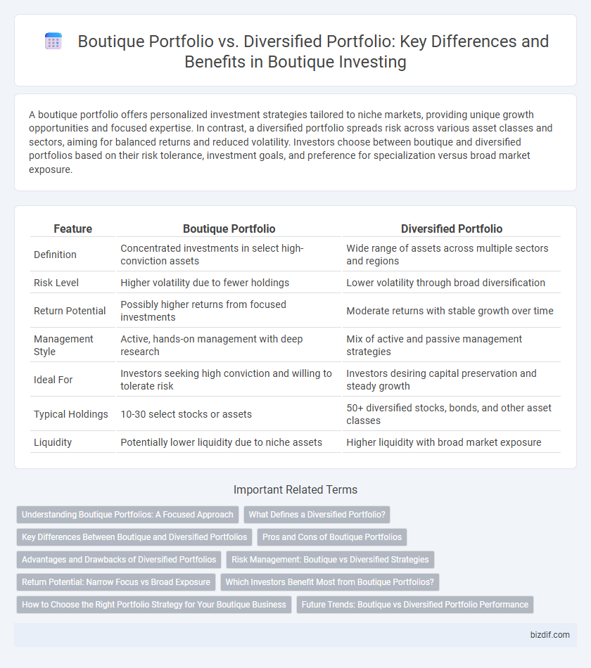 Boutique Portfolio vs. Diversified Portfolio: Key Differences and Benefits in Boutique Investing