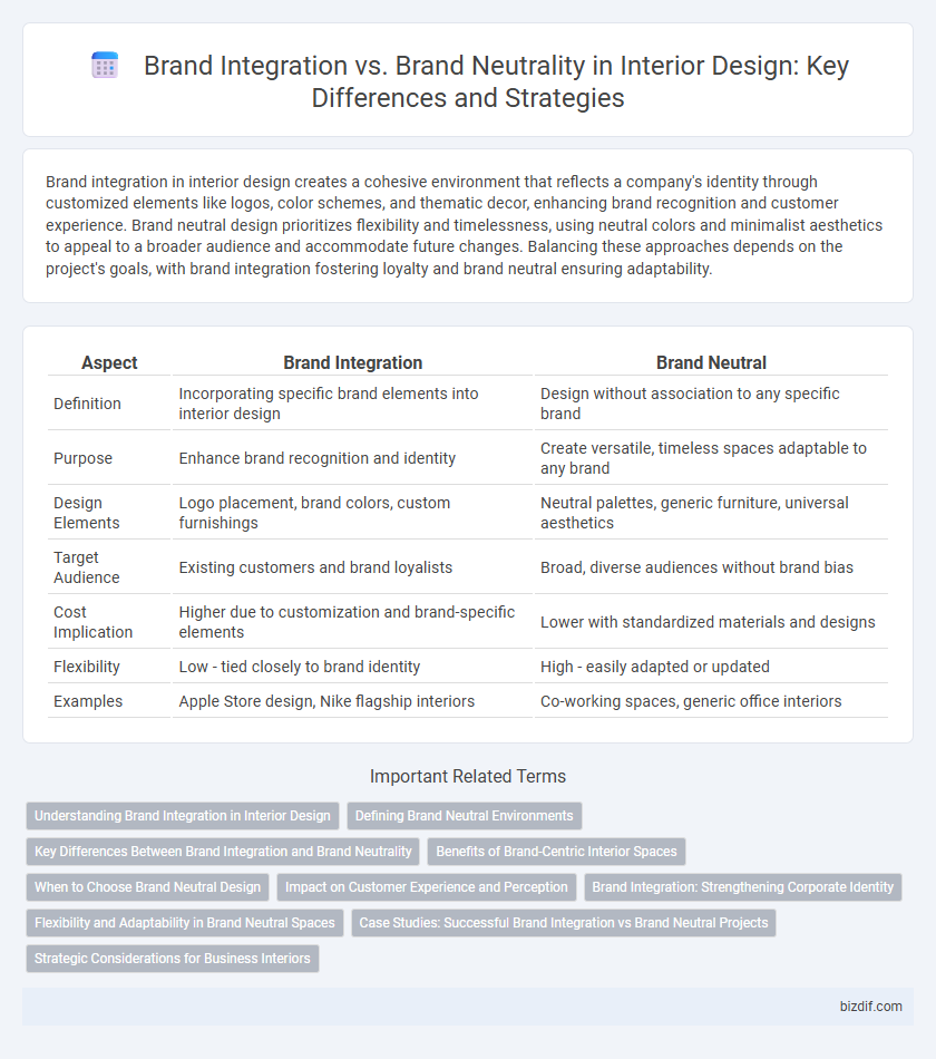 Brand Integration vs. Brand Neutrality in Interior Design: Key Differences and Strategies