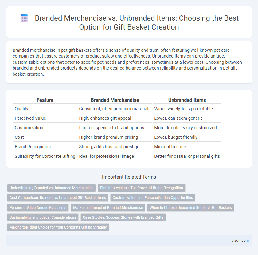 Branded Merchandise vs. Unbranded Items: Choosing the Best Option for Gift Basket Creation