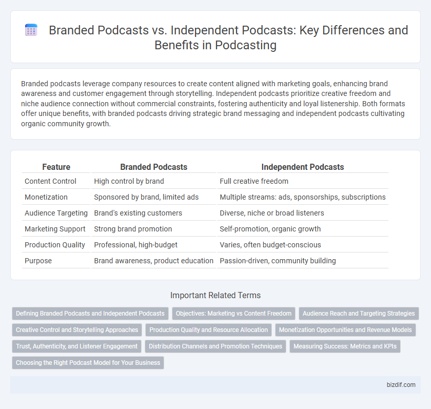 Branded Podcasts vs. Independent Podcasts: Key Differences and Benefits in Podcasting