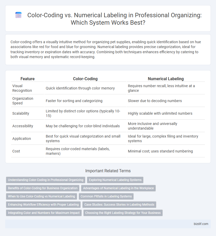 Color-Coding vs. Numerical Labeling in Professional Organizing: Which System Works Best?