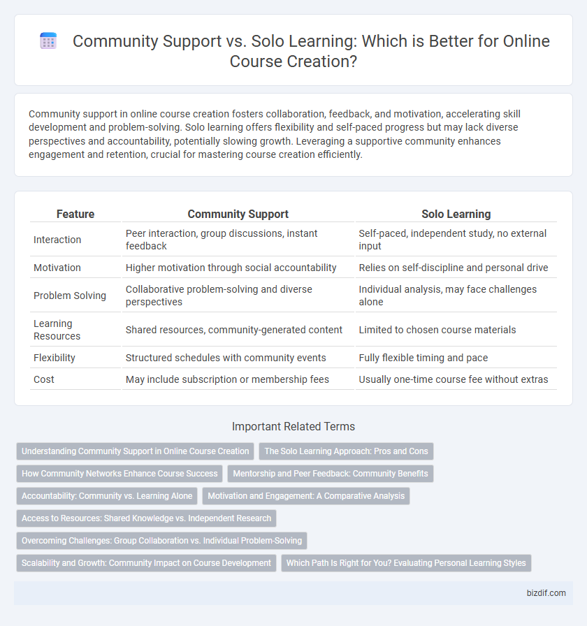 Community Support vs. Solo Learning: Which is Better for Online Course Creation?