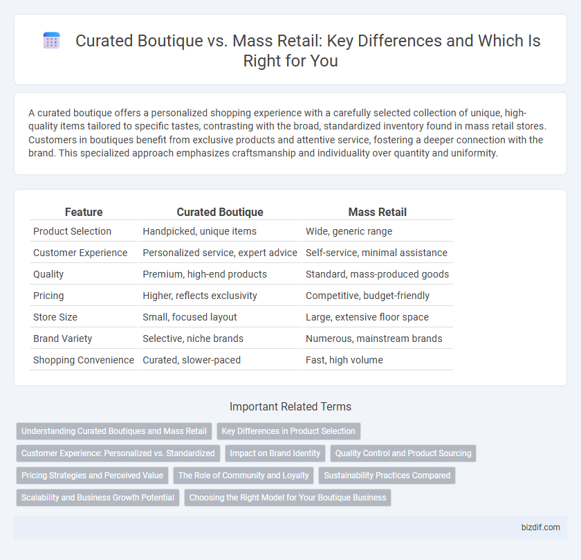 Curated Boutique vs. Mass Retail: Key Differences and Which Is Right for You