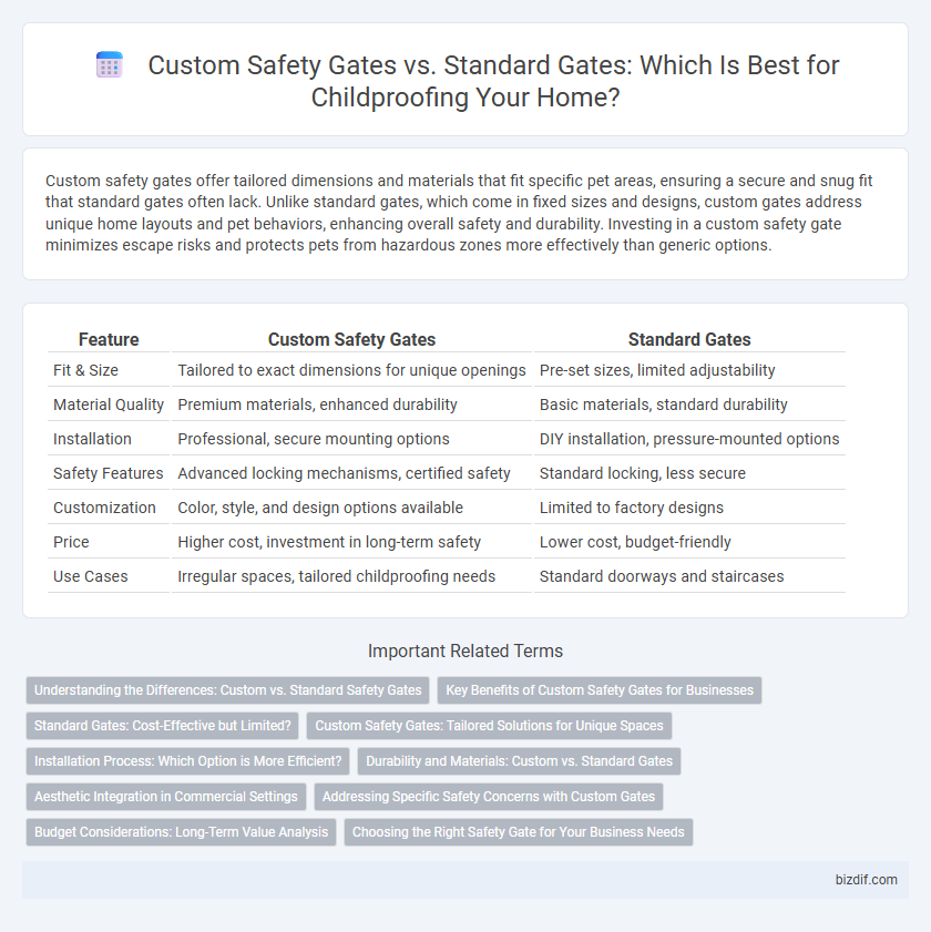 Custom Safety Gates vs. Standard Gates: Which Is Best for Childproofing Your Home?