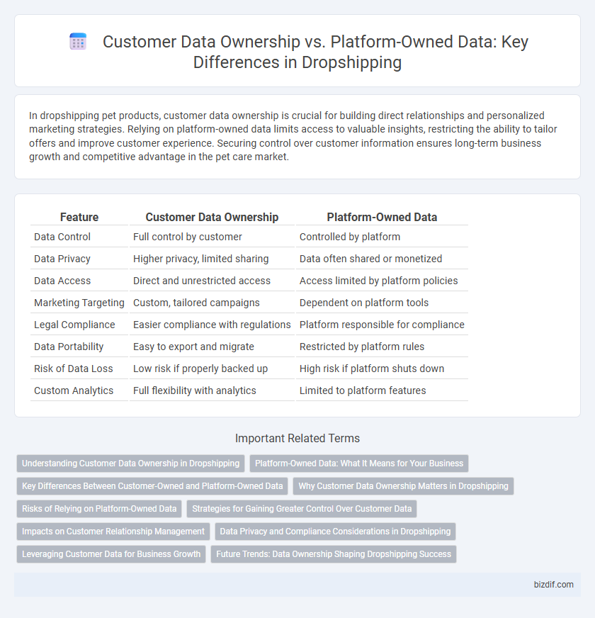Customer Data Ownership vs. Platform-Owned Data: Key Differences in Dropshipping