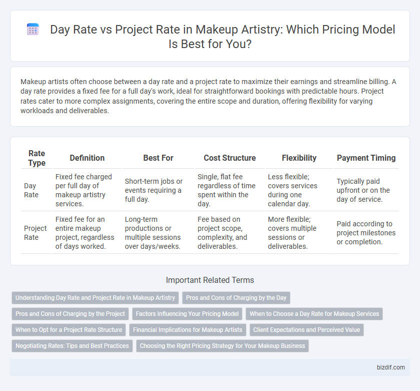 Day Rate vs Project Rate in Makeup Artistry: Which Pricing Model Is Best for You?