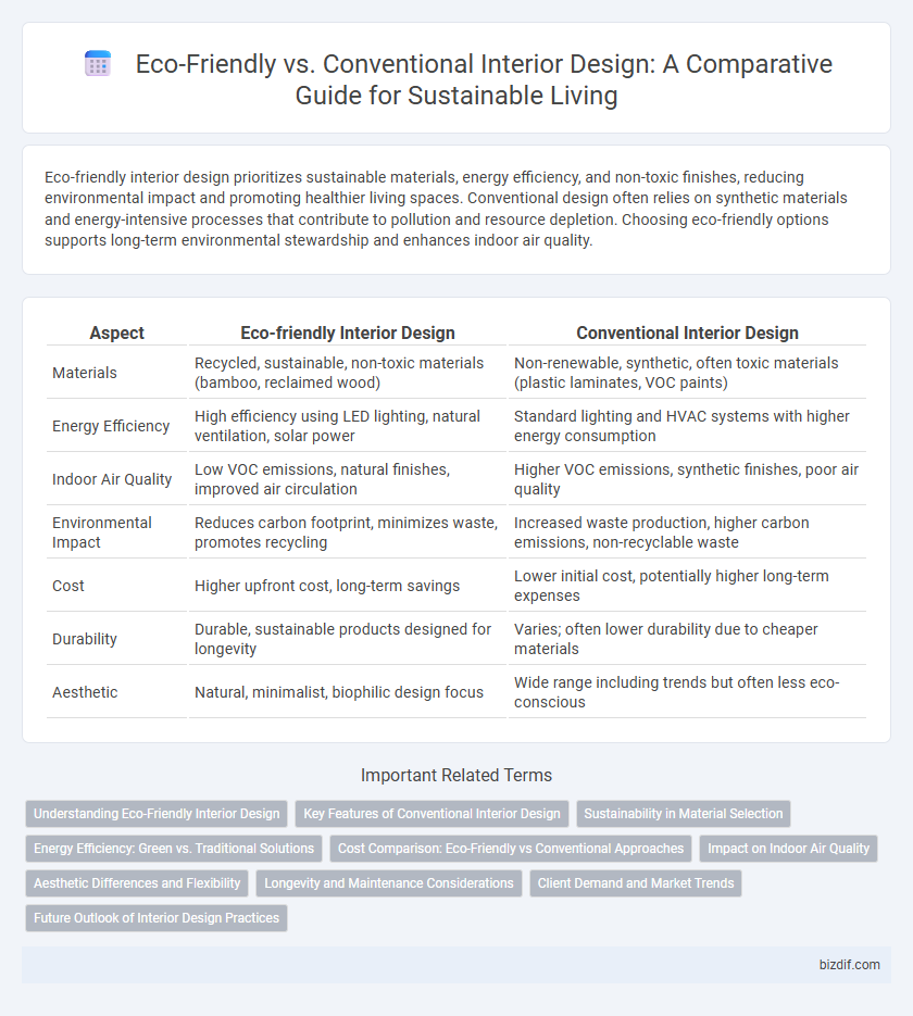 Eco-Friendly vs. Conventional Interior Design: A Comparative Guide for Sustainable Living