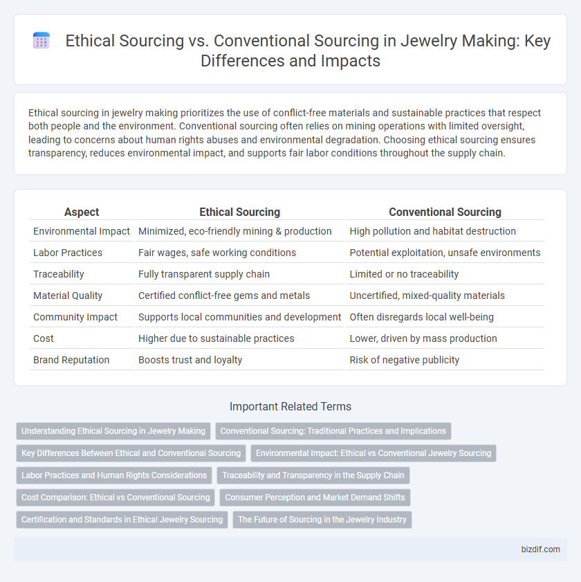 Ethical Sourcing vs. Conventional Sourcing in Jewelry Making: Key Differences and Impacts