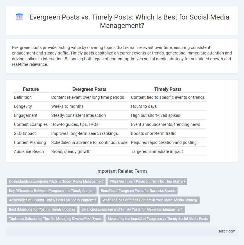 Evergreen Posts vs. Timely Posts: Which Is Best for Social Media Management?