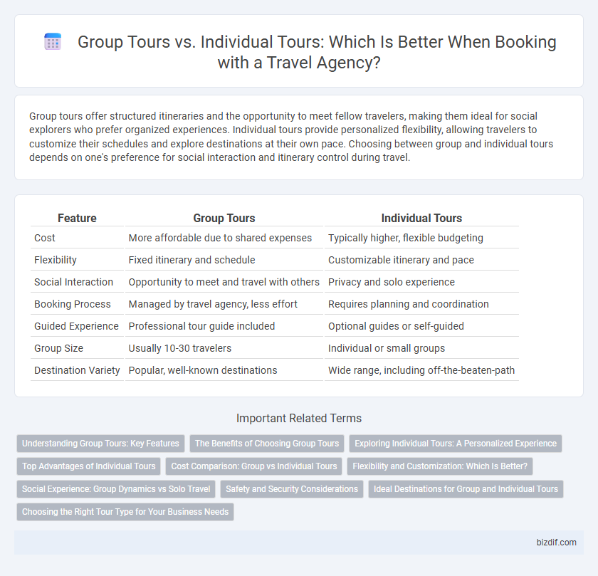 Group Tours vs. Individual Tours: Which Is Better When Booking with a Travel Agency?