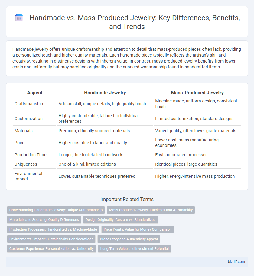 Handmade vs. Mass-Produced Jewelry: Key Differences, Benefits, and Trends