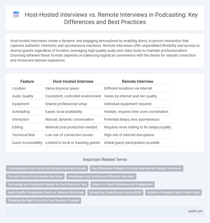 Host-Hosted Interviews vs. Remote Interviews in Podcasting: Key Differences and Best Practices