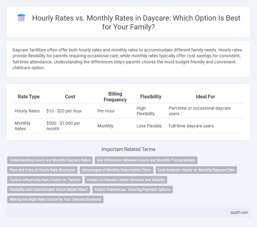 Hourly Rates vs. Monthly Rates in Daycare: Which Option Is Best for Your Family?
