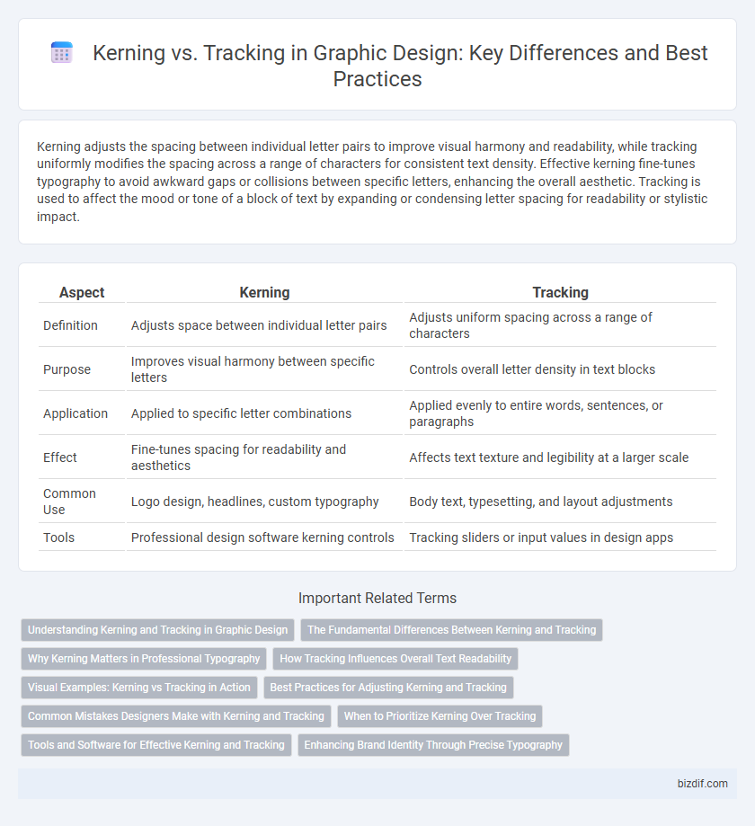 Kerning vs. Tracking in Graphic Design: Key Differences and Best Practices