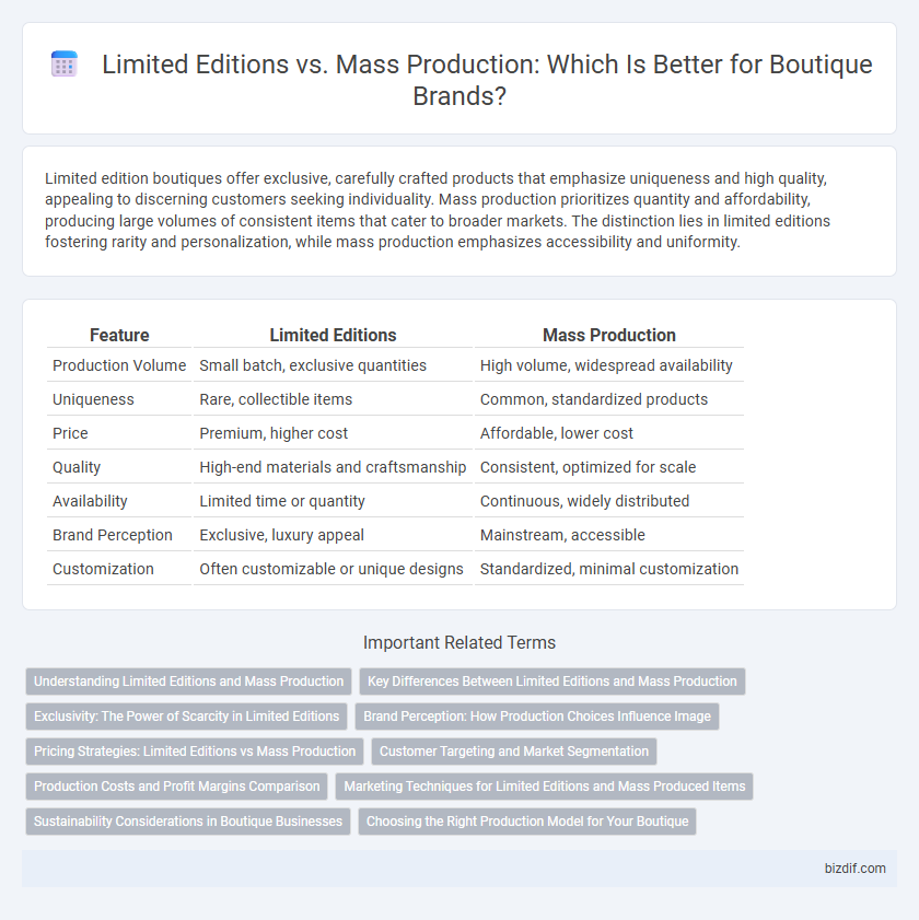 Limited Editions vs. Mass Production: Which Is Better for Boutique Brands?