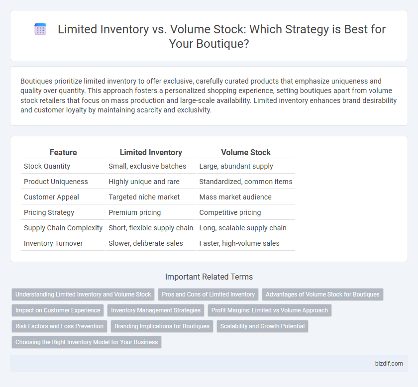 Limited Inventory vs. Volume Stock: Which Strategy is Best for Your Boutique?