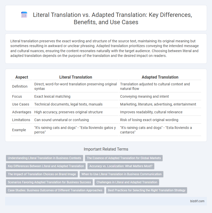 Literal Translation vs. Adapted Translation: Key Differences, Benefits, and Use Cases