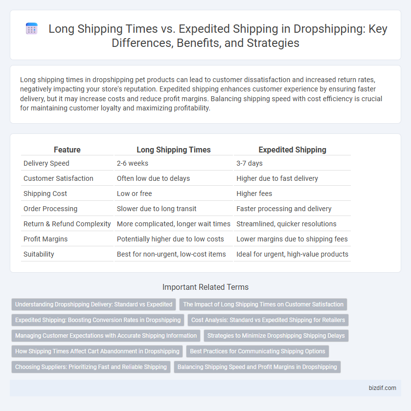 Long Shipping Times vs. Expedited Shipping in Dropshipping: Key Differences, Benefits, and Strategies