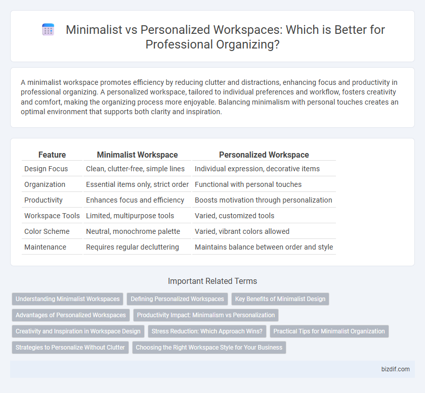 Minimalist vs Personalized Workspaces: Which is Better for Professional Organizing?