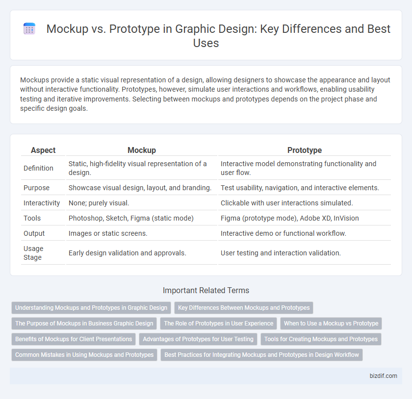 Mockup vs. Prototype in Graphic Design: Key Differences and Best Uses