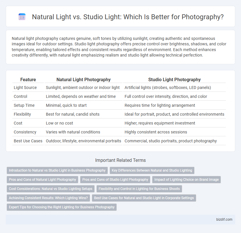 Natural Light vs. Studio Light: Which Is Better for Photography?