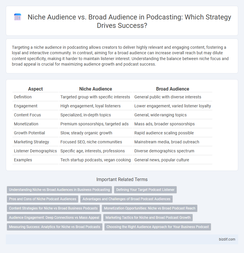 Niche Audience vs. Broad Audience in Podcasting: Which Strategy Drives Success?