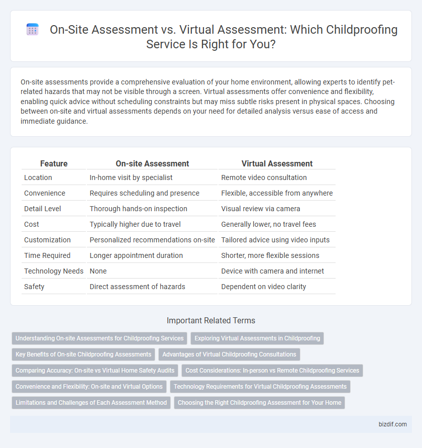 On-Site Assessment vs. Virtual Assessment: Which Childproofing Service Is Right for You?