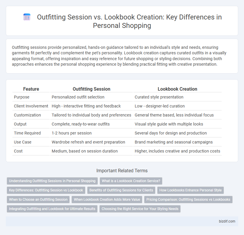 Outfitting Session vs. Lookbook Creation: Key Differences in Personal Shopping