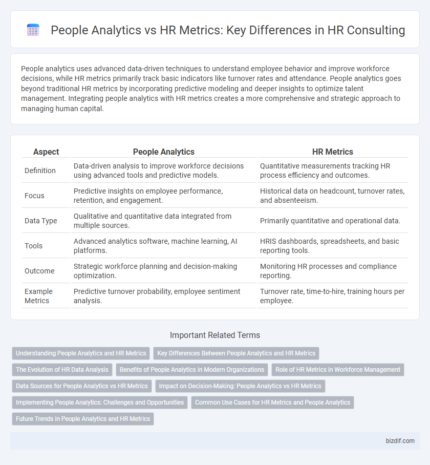 People Analytics vs HR Metrics: Key Differences in HR Consulting