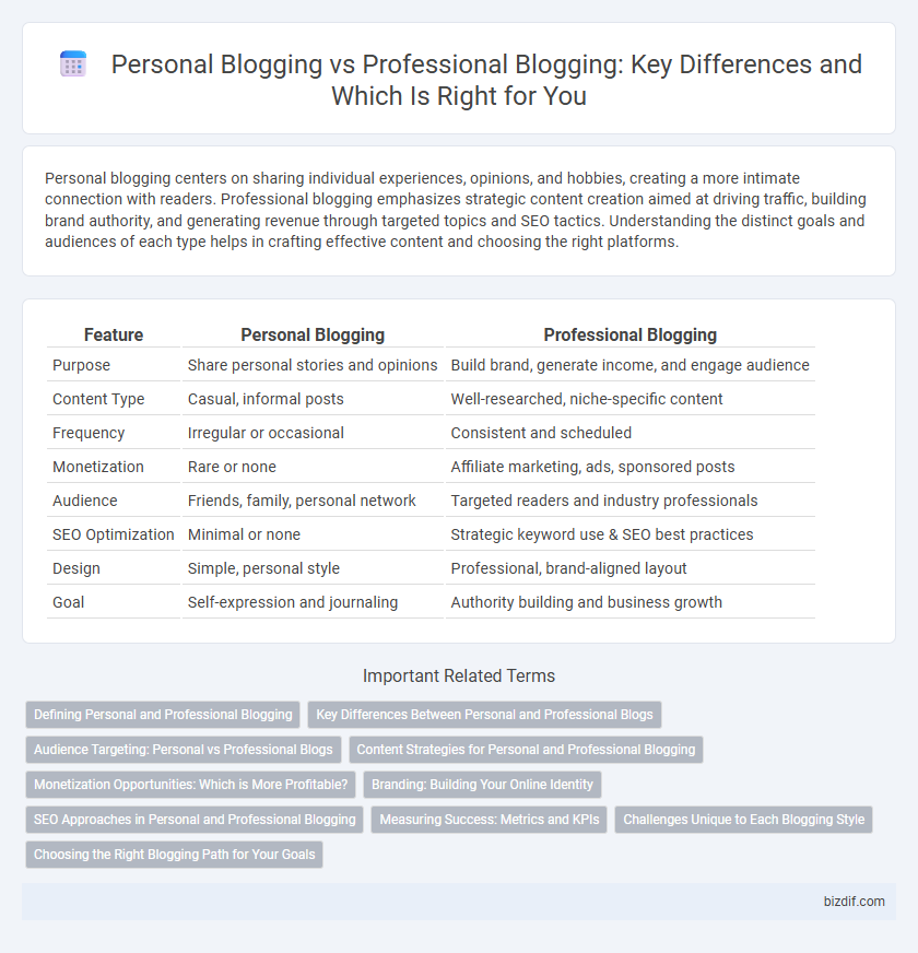Personal Blogging vs Professional Blogging: Key Differences and Which Is Right for You