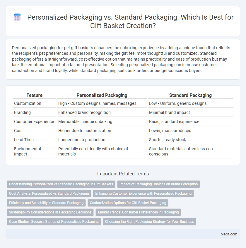 Personalized Packaging vs. Standard Packaging: Which Is Best for Gift Basket Creation?
