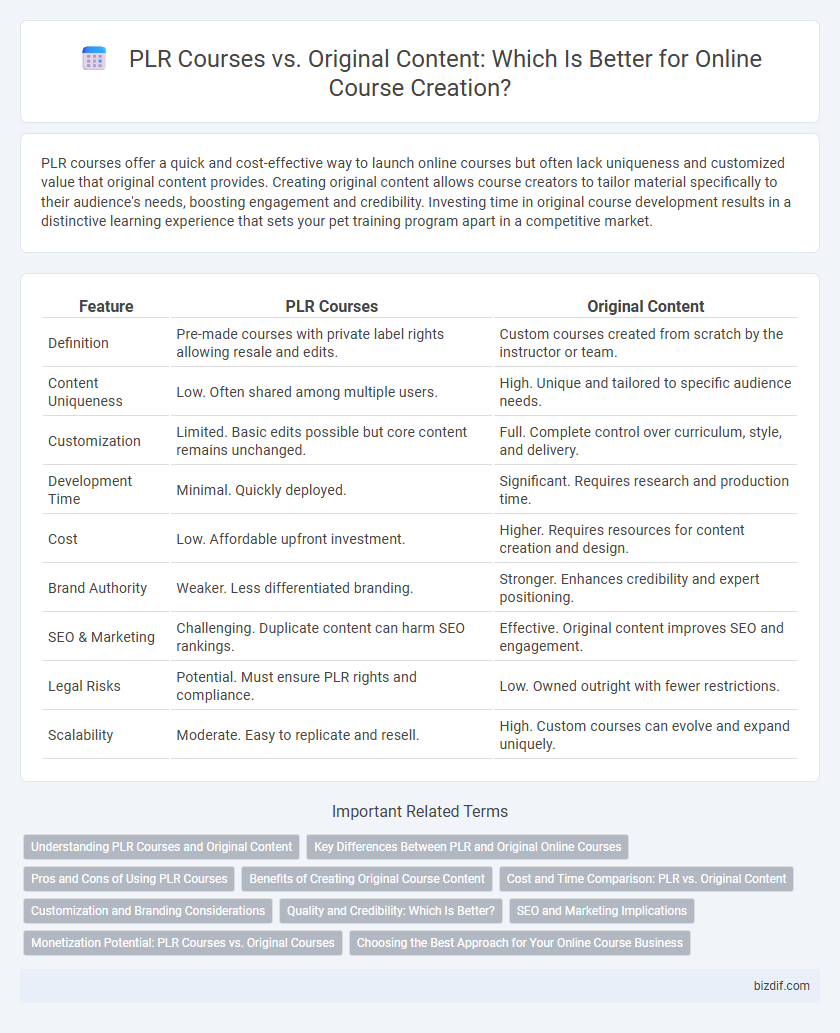 PLR Courses vs. Original Content: Which Is Better for Online Course Creation?
