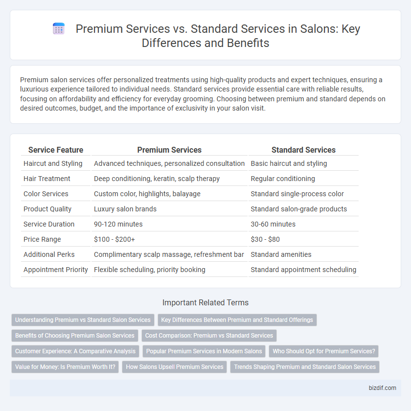 Premium Services vs. Standard Services in Salons: Key Differences and Benefits