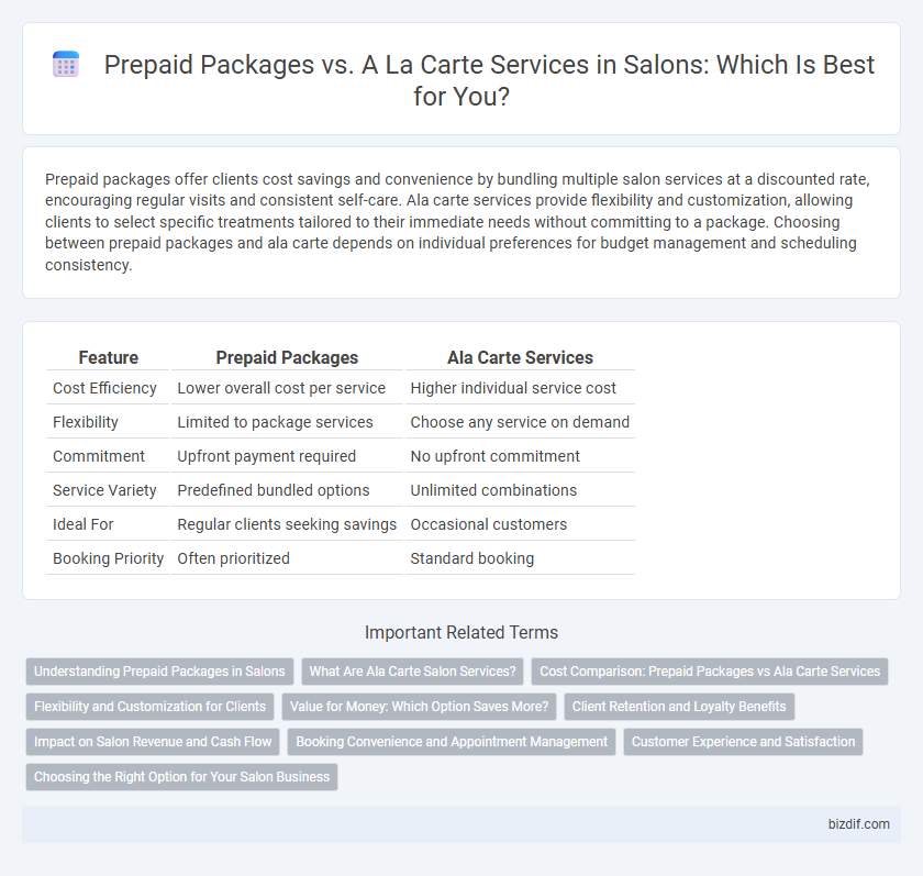 Prepaid Packages vs. A La Carte Services in Salons: Which Is Best for You?