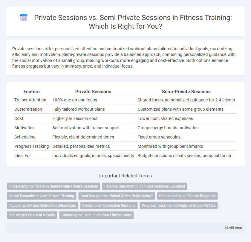 Private Sessions vs. Semi-Private Sessions in Fitness Training: Which Is Right for You?