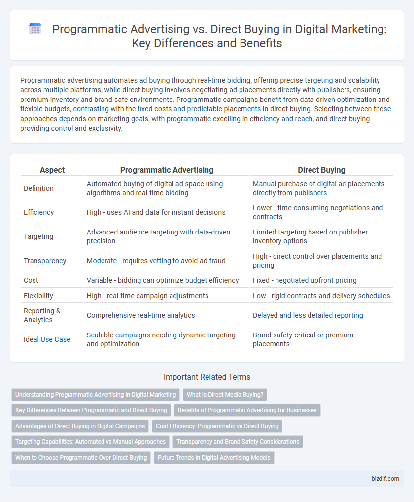 Programmatic Advertising vs. Direct Buying in Digital Marketing: Key Differences and Benefits