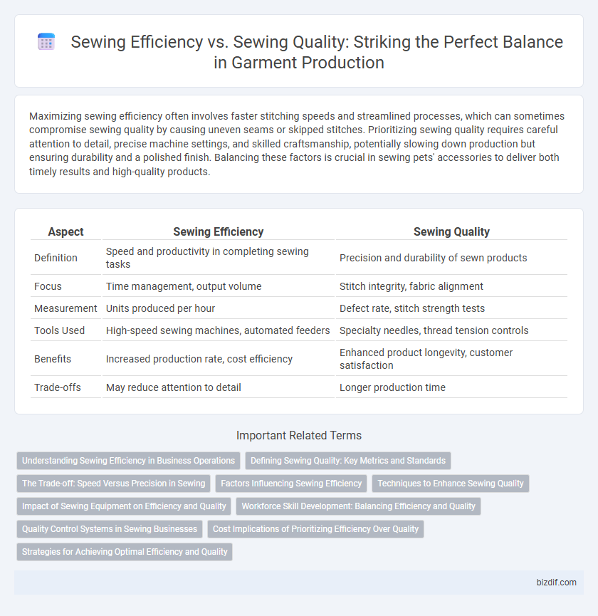 Sewing Efficiency vs. Sewing Quality: Striking the Perfect Balance in Garment Production
