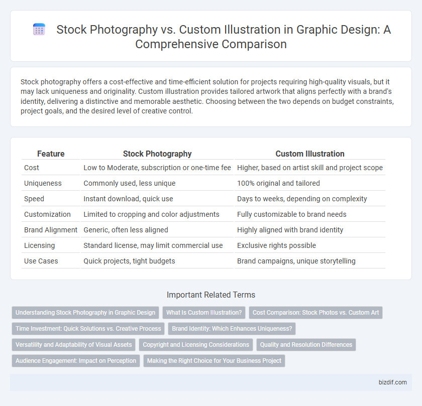 Stock Photography vs. Custom Illustration in Graphic Design: A Comprehensive Comparison