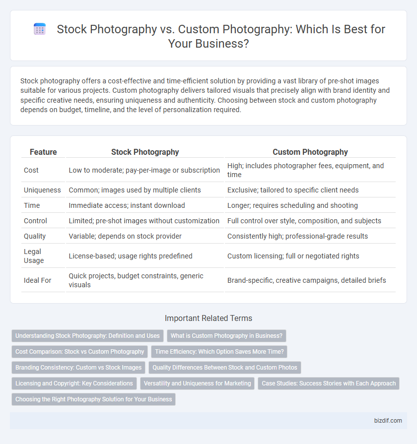 Stock Photography vs. Custom Photography: Which Is Best for Your Business?