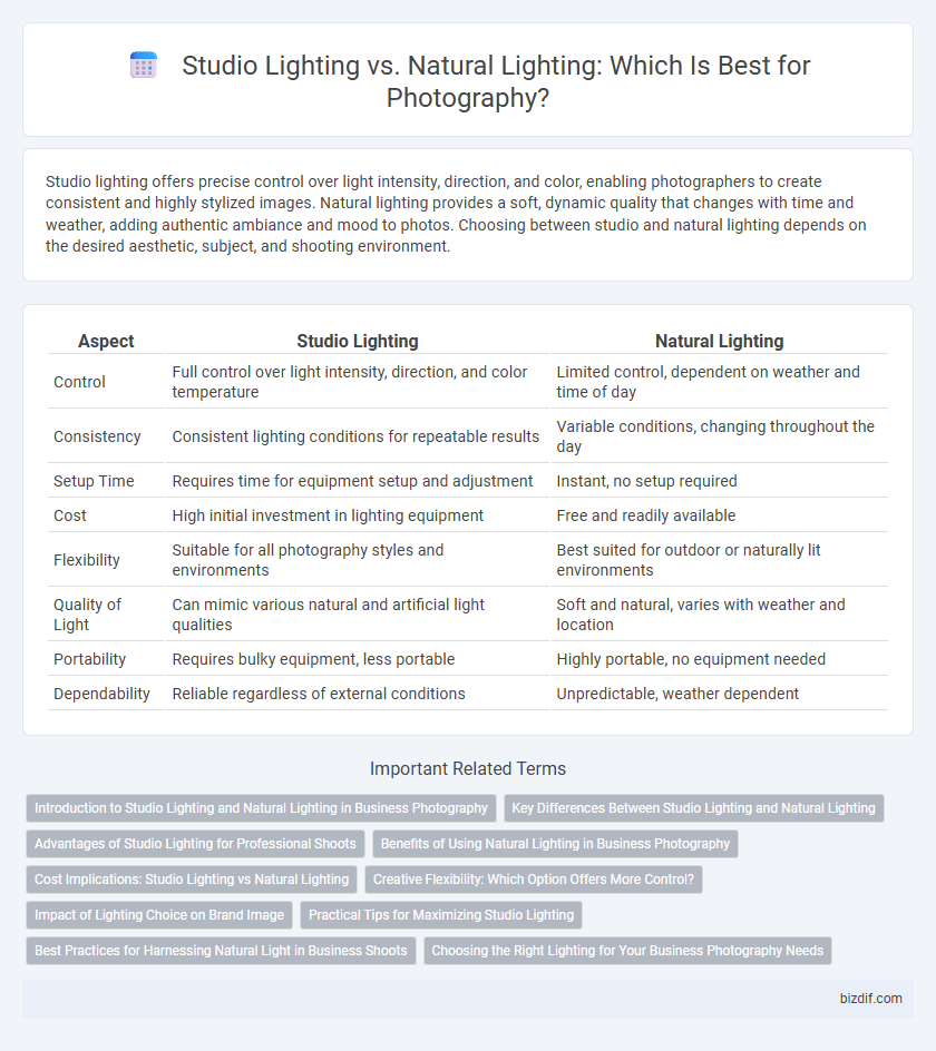 Studio Lighting vs. Natural Lighting: Which Is Best for Photography?