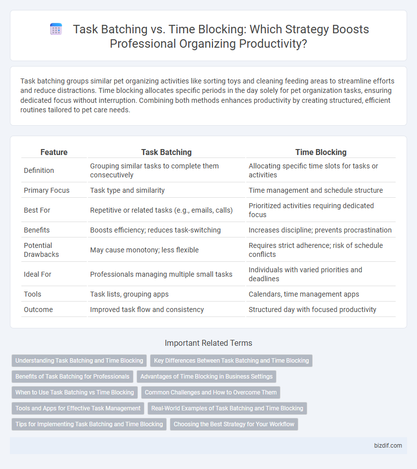 Task Batching vs. Time Blocking: Which Strategy Boosts Professional Organizing Productivity?