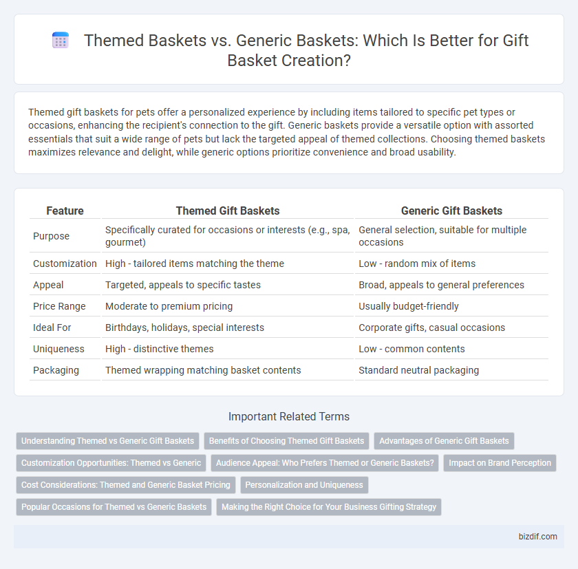 Themed Baskets vs. Generic Baskets: Which Is Better for Gift Basket Creation?