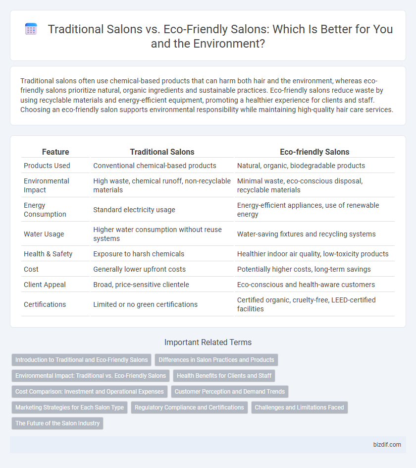 Traditional Salons vs. Eco-Friendly Salons: Which Is Better for You and the Environment?