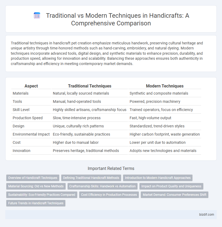 Traditional vs Modern Techniques in Handicrafts: A Comprehensive Comparison