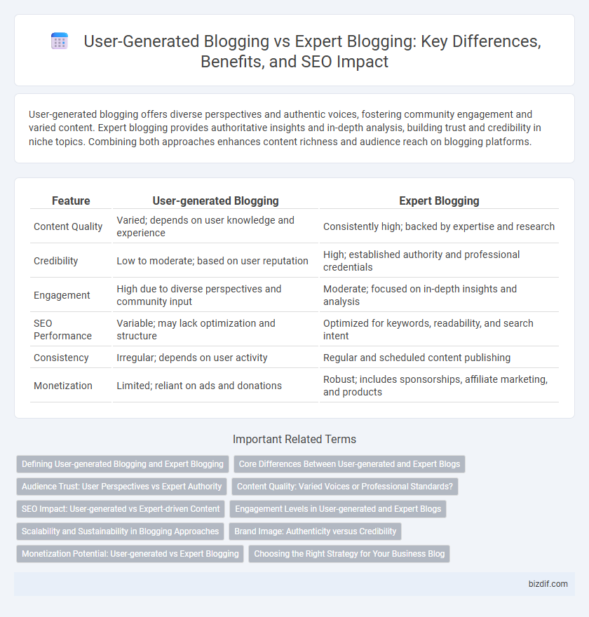 User-Generated Blogging vs Expert Blogging: Key Differences, Benefits, and SEO Impact