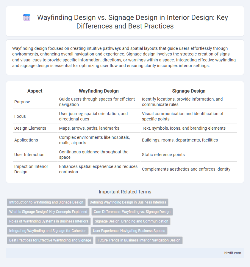 Wayfinding Design vs. Signage Design in Interior Design: Key Differences and Best Practices