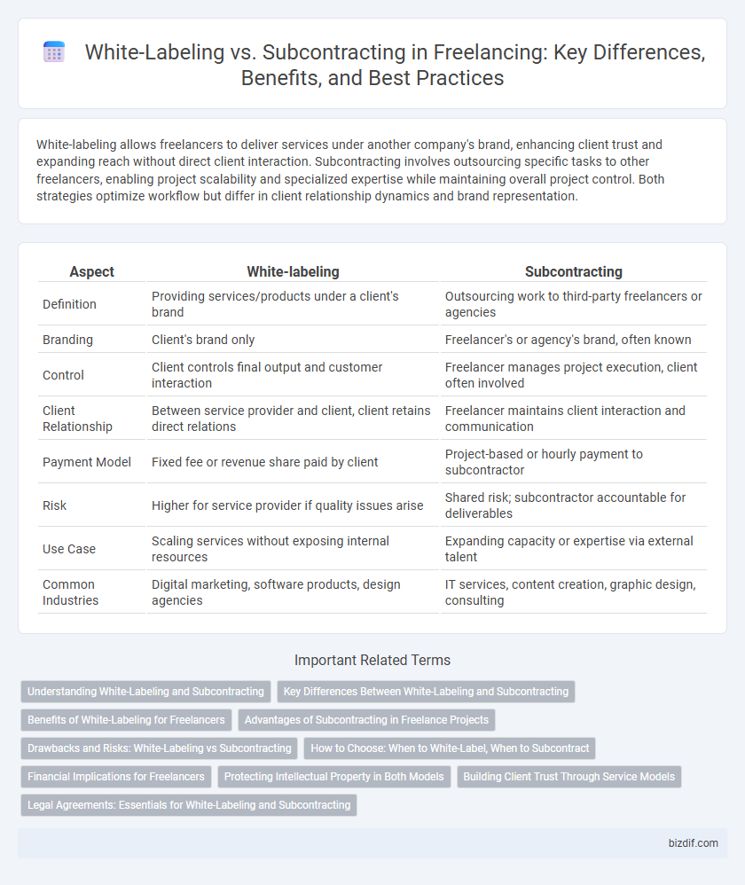 White-Labeling vs. Subcontracting in Freelancing: Key Differences, Benefits, and Best Practices