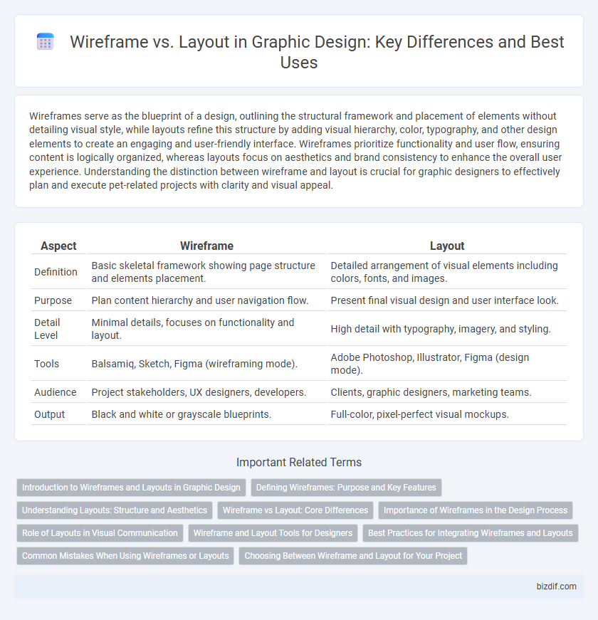 Wireframe vs. Layout in Graphic Design: Key Differences and Best Uses